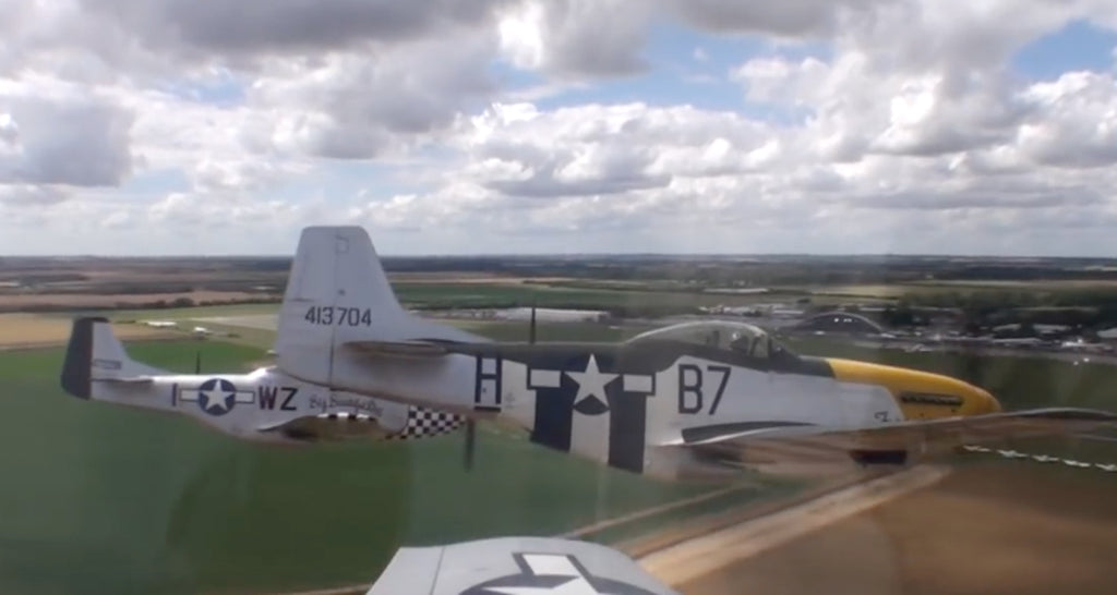 Fly with the Horsemen, A Pilot's eye view of a Mustang Formation