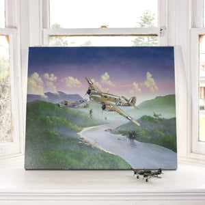 Bristol Beaufort Rage RAAF WW2 Military Aviation Art Canvas Peter Randall Kent A20 Aviation Art