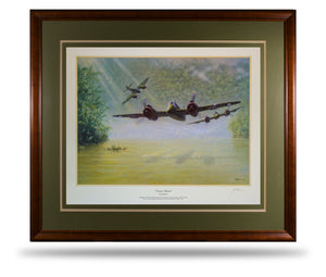 Bristol Beaufighter Green Ghosts by Geoff Lea WW2 RAAF Military Aviation Art Print A20 Aviation Art