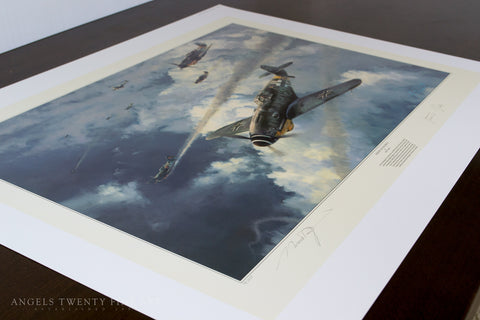 Image of Robert Taylor Knights of the Reich Military Aviation Art Print A20 Aviation Art